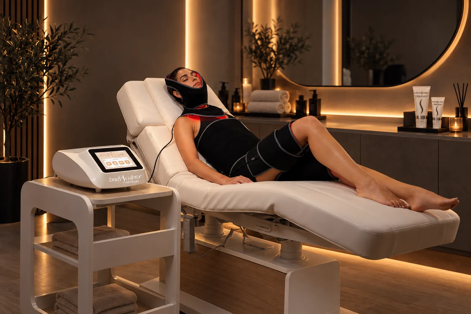 Sessie met de Body Sculptor Revealight